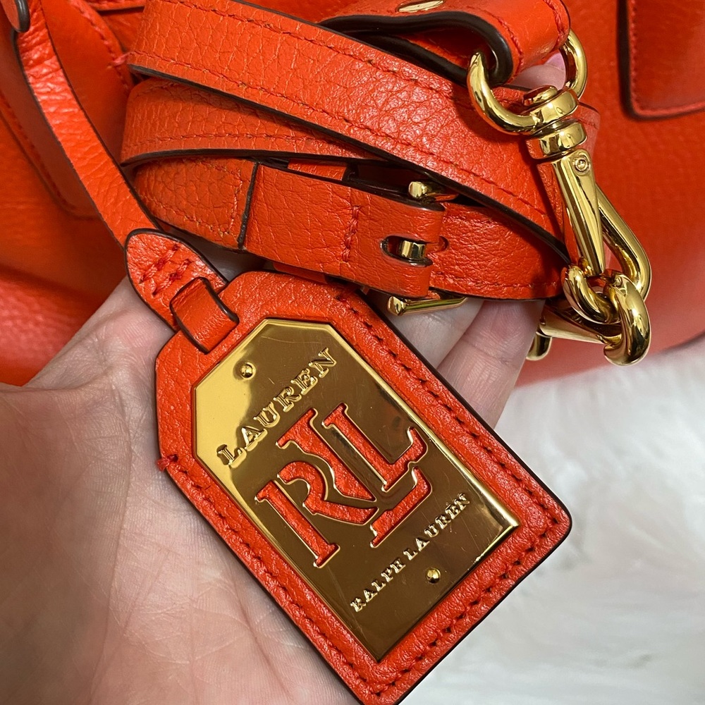 Ralph Lauren Neon Orange Bag